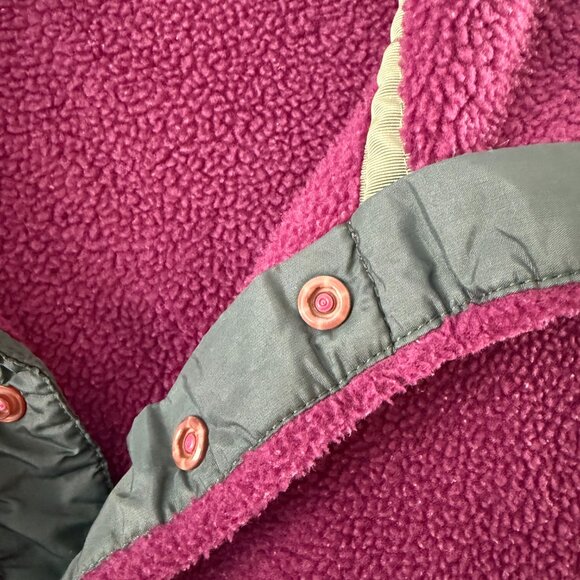 Patagonia Purple Fleece Snap T Pullover Sweater Sweatshirt Size Small - Picture 5 of 7